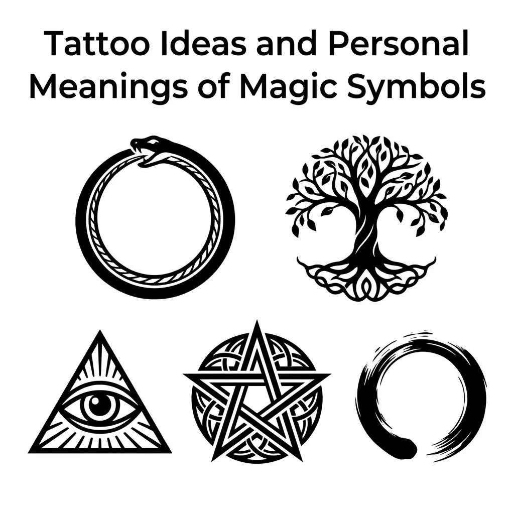 Tattoo Ideas and Personal Meanings of Magic Symbols