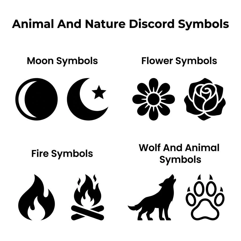 Animal And Nature Discord Symbols