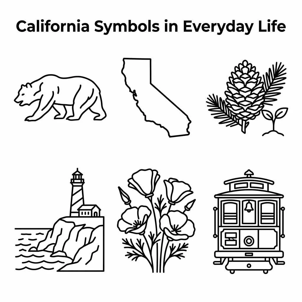 California Symbols in Everyday Life