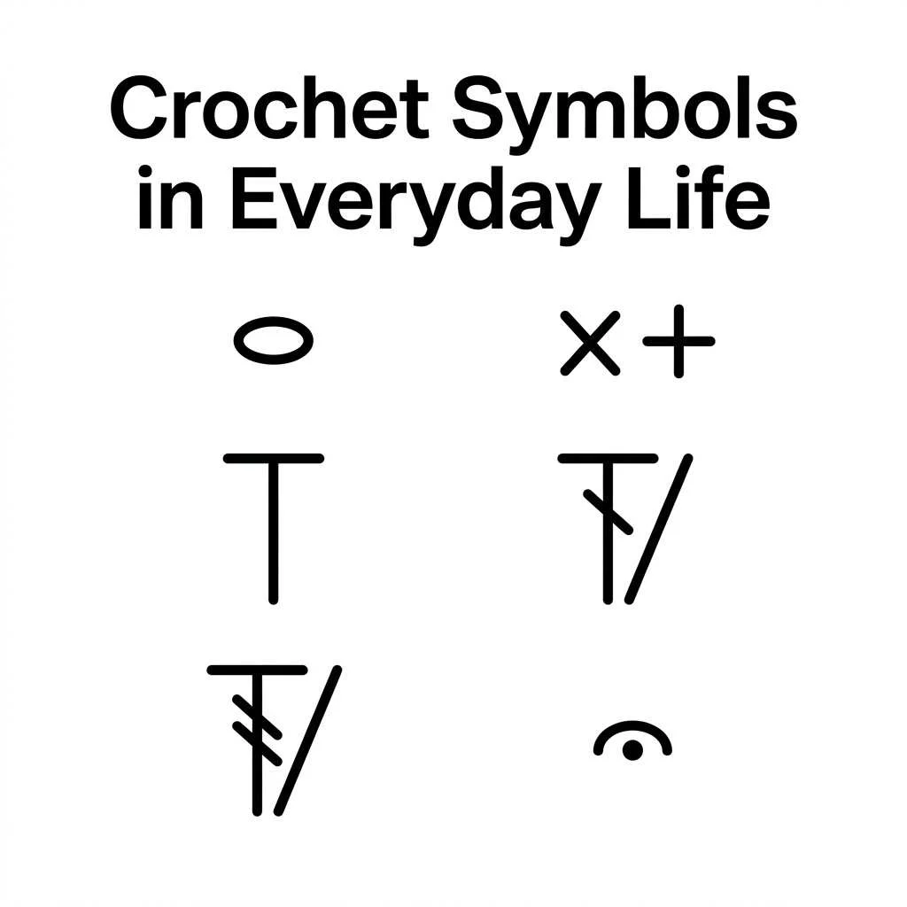 Crochet Symbols in Everyday Life