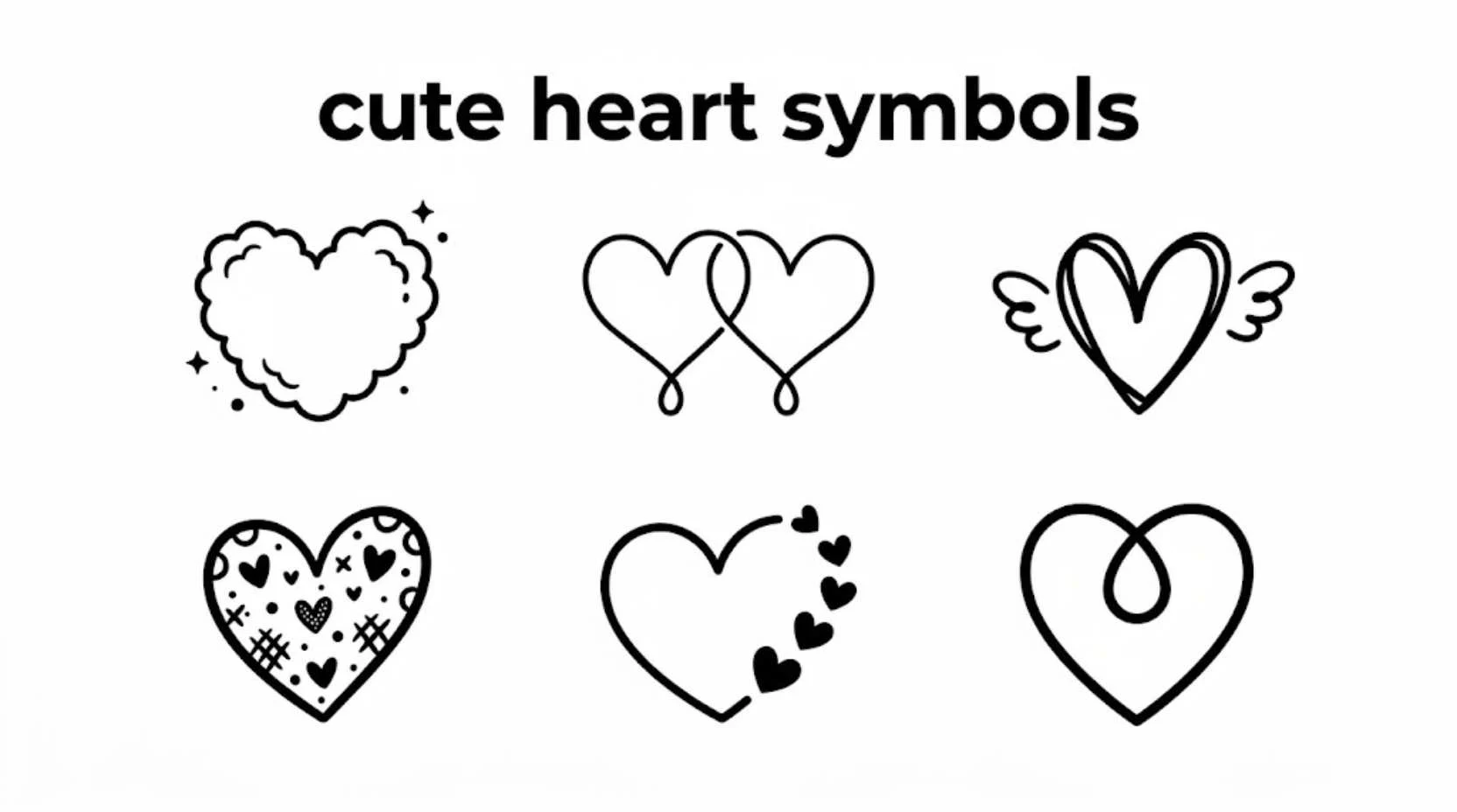Cute Heart Symbols