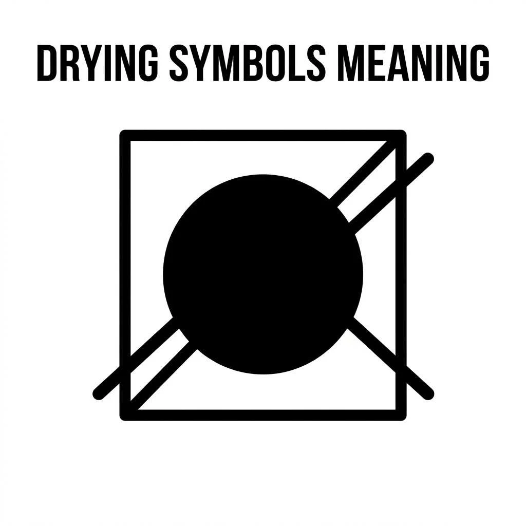 Drying Symbols Meaning