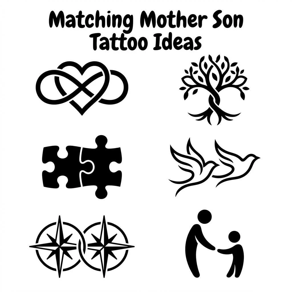 Matching Mother Son Tattoo Ideas