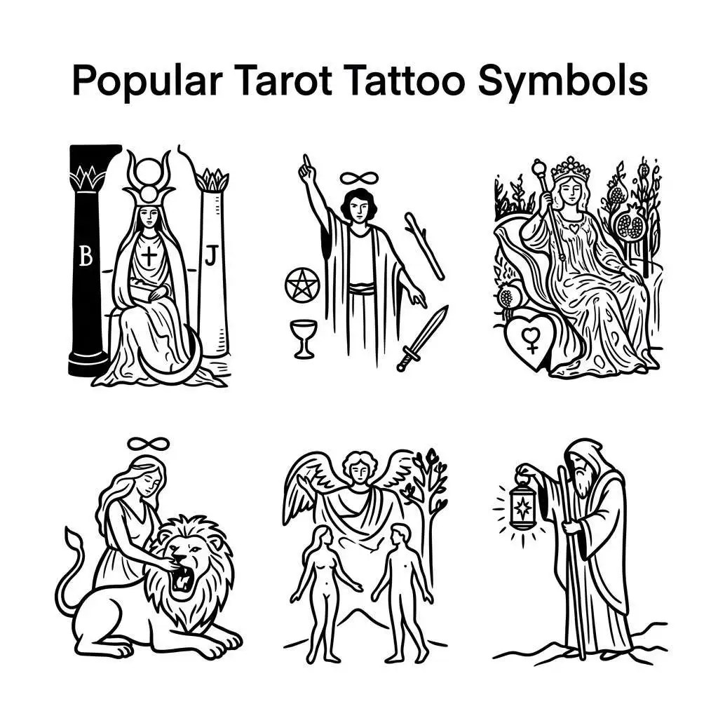 Popular Tarot Tattoo Symbols
