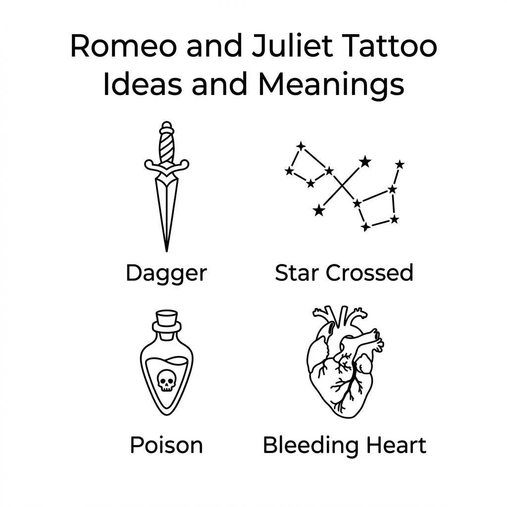 Romeo and Juliet Tattoo Ideas and Meanings