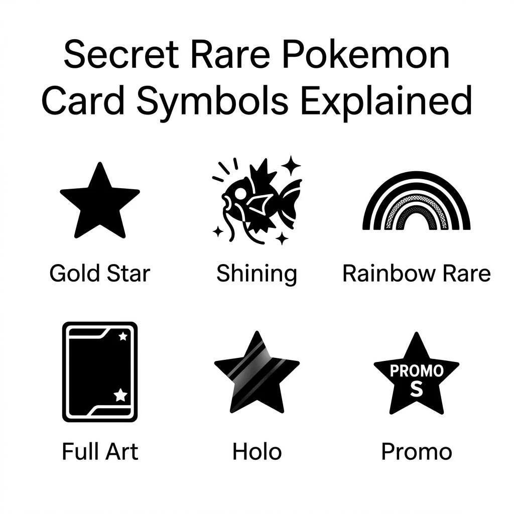 Secret Rare Pokemon Card Symbols Explained