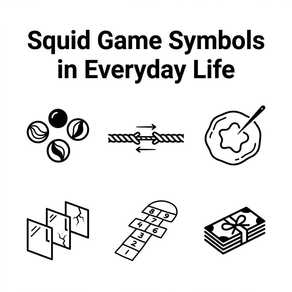 Squid Game Symbols in Everyday Life