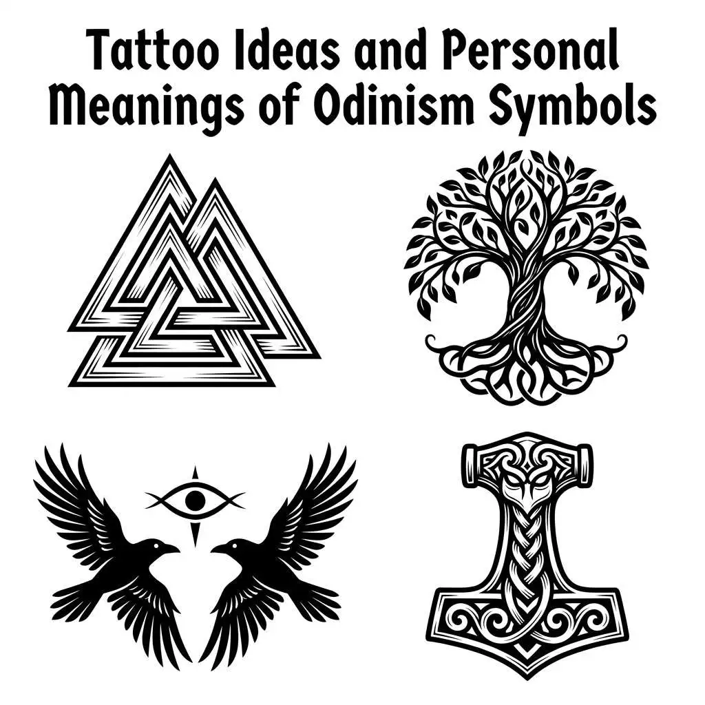 Tattoo Ideas and Personal Meanings of Odinism Symbols