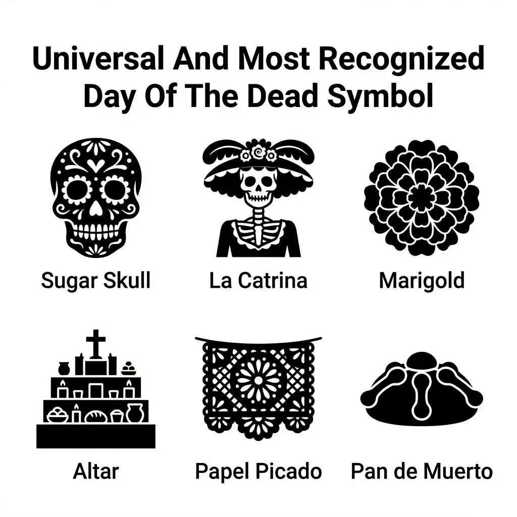 Universal And Most Recognized Day Of The Dead Symbol