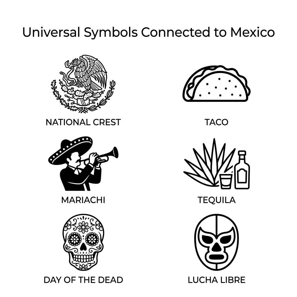 Universal Symbols Connected to Mexico