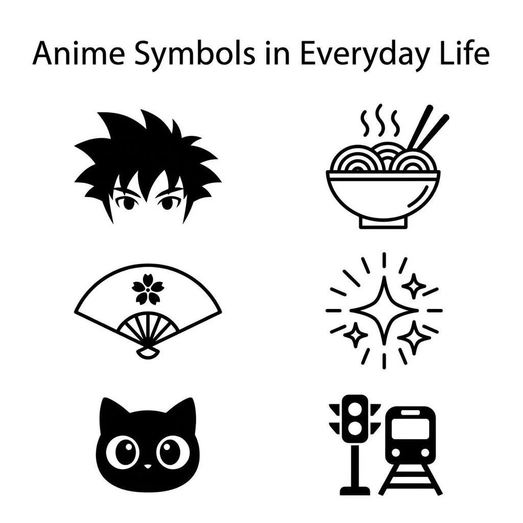 Anime Symbols in Everyday Life