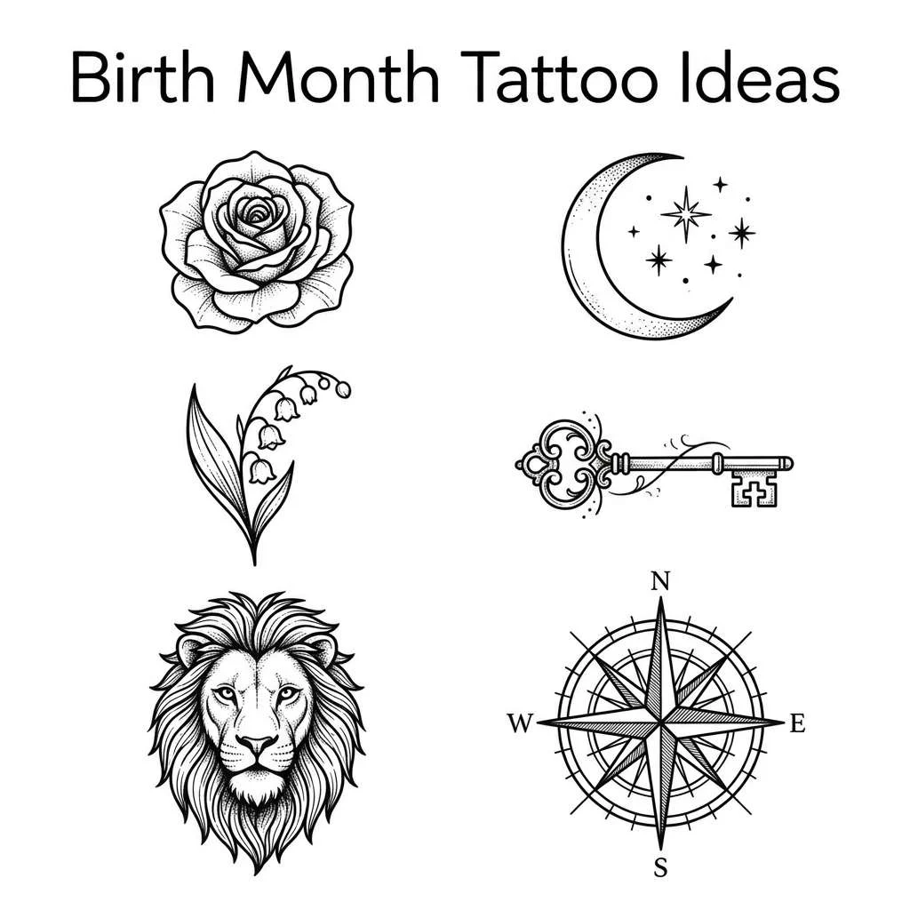 Birth Month Tattoo Ideas