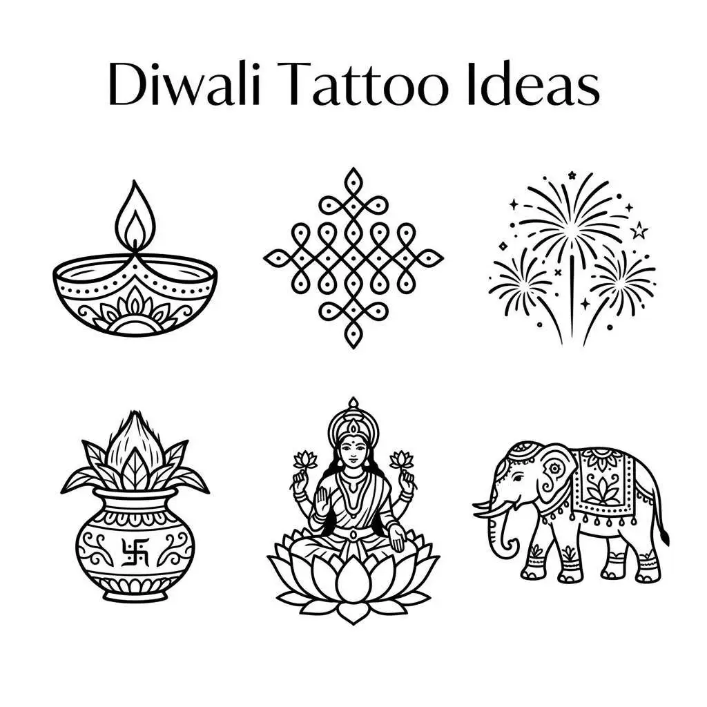 Diwali Tattoo Ideas