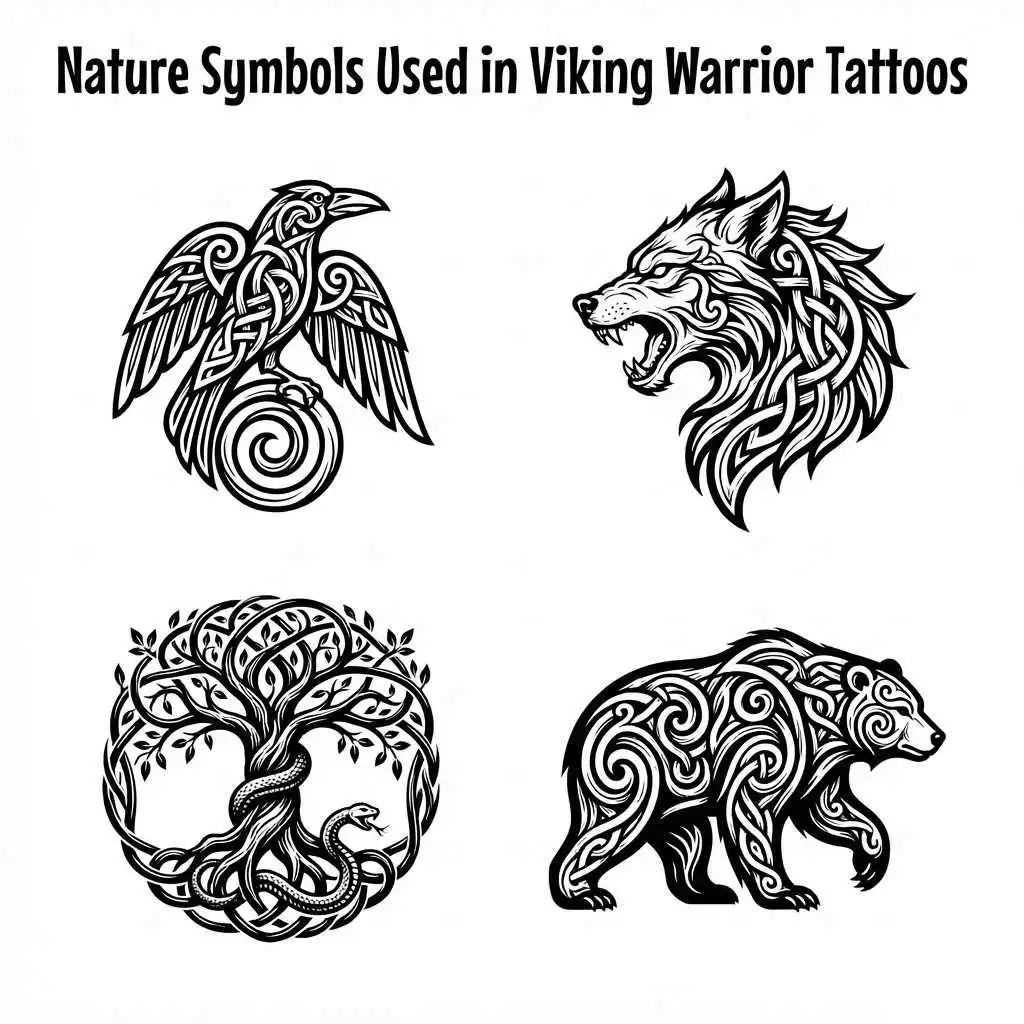 Nature Symbols Used in Viking Warrior Tattoos