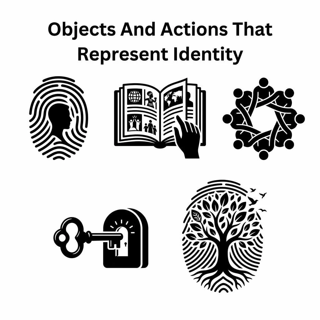 Objects And Actions That Represent Identity