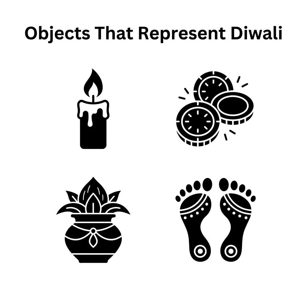 Objects That Represent Diwali