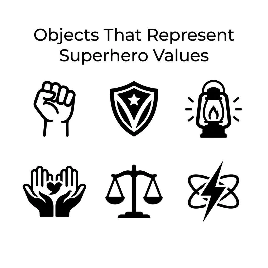 Objects That Represent Superhero Values