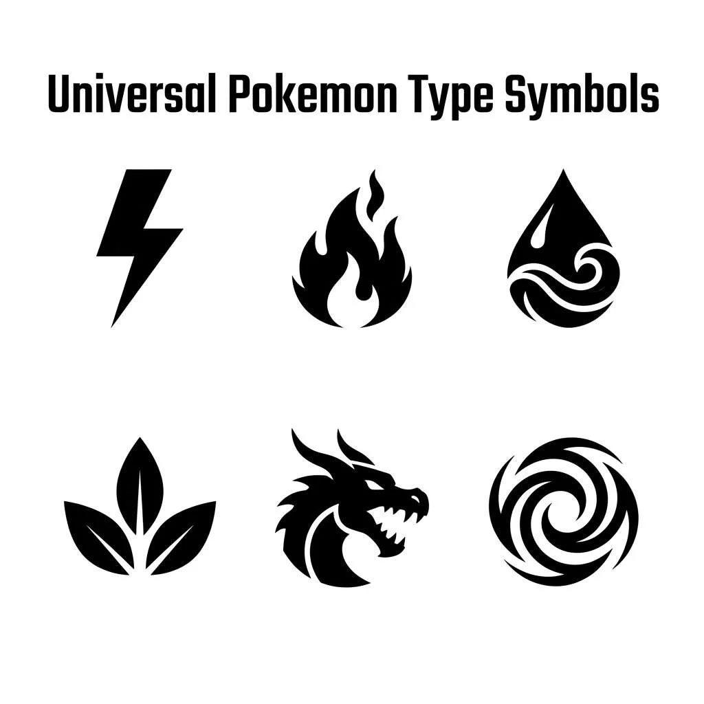 Universal Pokemon Type Symbols