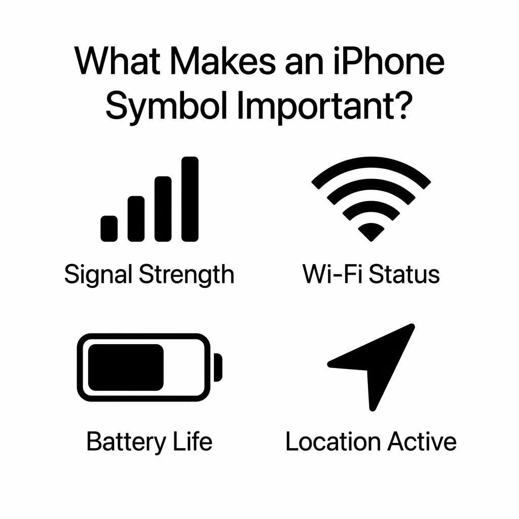 What Makes an iPhone Symbol Important